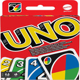 UNO - Classic Colour & Number Matching Card Game - 112 Cards - Customizable & Erasable Wild - Special Action Cards Included - Gift for Kids 7+, W2087